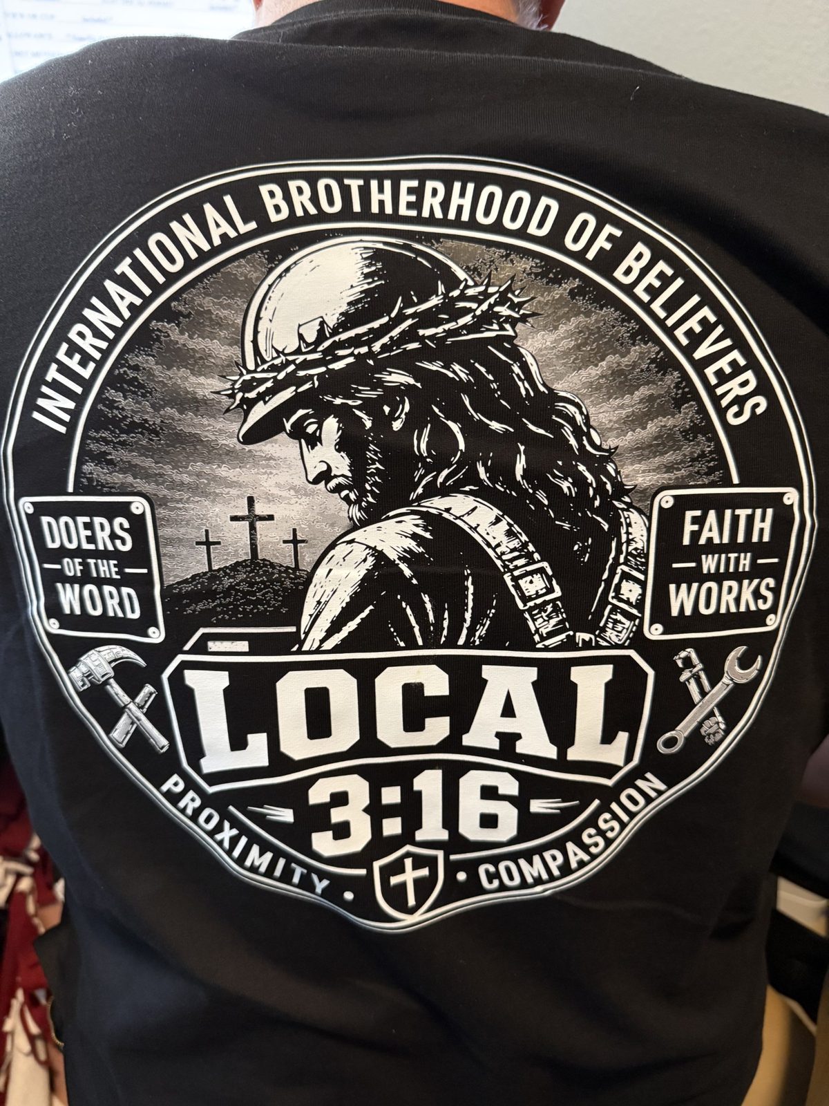 The Tee — Brotherhood of Believers back print